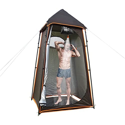 scosao Tienda de Campaña Camping para Vestuario y Ducha, Carpa Ducha Cambiador Portatil Tienda de Aseo Privacidad al Aire Libre Vestuario, para Sender