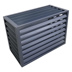 Hid Air Conditioner Fence Screen Outdoor Air Conditioner Rack - Rejillas protectoras para aires de aluminio Soporte de flores - Para unidades aire aco precio
