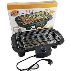 Parrilla Eléctrica para Barbacoa Mesa Sin Humo para Interiores Parrilla para Barbacoa con 5 Niveles De Ajuste De Temperatura para El Hogar Patio Al Ai características