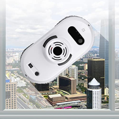 XHNCXHX Robot Automático De Limpieza De Ventanas, Robot De Limpieza De Vidrio Inteligente con Control Remoto, 5600pa Super Succión, para Techo De Azul