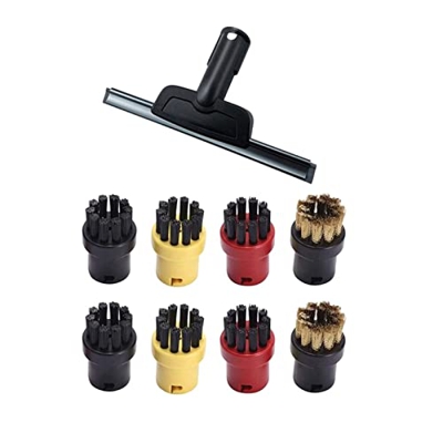 PSVOD Boquilla de Ventana raspador Round Cepil for Espejos de Limpiador de Vapor Humedad Clean Send Clean Compatible con Karcher SC2 SC3 SC4 SC5 CTK10