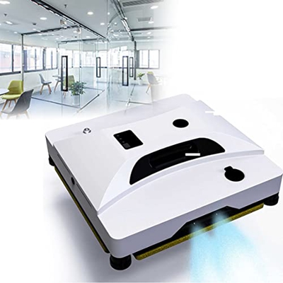 XHNCXHX Robot Limpieza de Ventanas con Control Remoto, Robot Automático Limpieza de Cristales, Sistema de Seguridad, para Vidrio, Piso, Baldosas de Ce