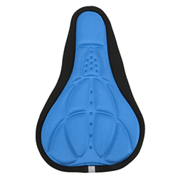 BuyWeek Cojín para Asiento de Bicicleta, Cómoda Funda para Asiento de Bicicleta Suave y Transpirable Esponja Acolchada para Asiento de Bicicleta Diseñ características