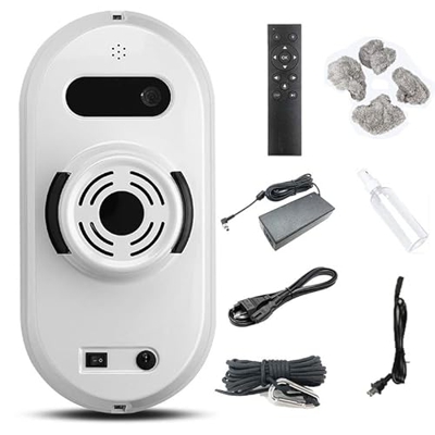 XHNCXHX Aspirador Robot Limpiador De Ventanas con Control Remoto, Robot Limpiador Automático Inteligente, para Techo De Azulejos De Mesa De Ventanas E