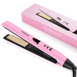 Plancha de Pelo,WaxRhyed 2-en-1 Plancha y Rizador de Pelo para Niñas y Mujeres,30s de Calentamiento Rápido con Pantalla LCD,Planchas Profesionales de  precio