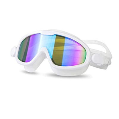 Haiqings Gafas de natación reflejadas Anti-Fog pranorámica Anti-glaseado con UVA Proteccion wangyiren93