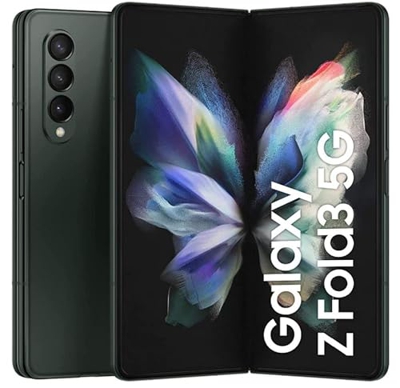 Galaxy Z Fold3 5G – Teléfono móvil sin Tarjeta SIM, Android, Plegable, Smartphone, 256 GB – SM-F926N Factory Unlocked/SIM Free – Verde [Phantom Green]