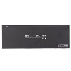 AUNC Divisor de Interfaz Multimedia HD, Escalador de Video de 1 en 4 Salidas Divisor de Video Extractor de Sonido 2 Modos EDID para TV para proyector  características