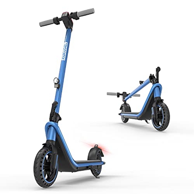 Patinete eléctrico para adulto, scooter eléctrico plegable 380 W, regulador de velocidad automático, 3 modos de velocidad, hasta 25 km/h, pantalla LCD