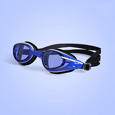 Haiqings Gafas de natación for Mujeres Gafas de natación jóvenes sin filtración UVA Protección de Gafas de natación triatlón con fácil Ajustable (Colo