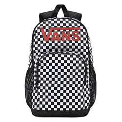 Vans Mochila unisex con estampado de 5 alumnos (paquete de 1), Checkerboard Black-white, Talla única, Casual características