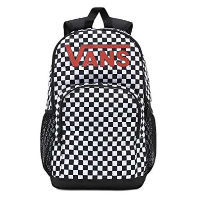 Vans Mochila unisex con estampado de 5 alumnos (paquete de 1), Checkerboard Black-white, Talla única, Casual