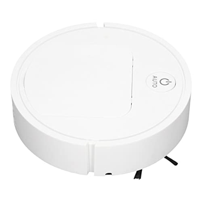 Robot Aspirador, Smart Sweeper Mini Size Alta Cobertura Estable Multifunción para Oficina(blanco)