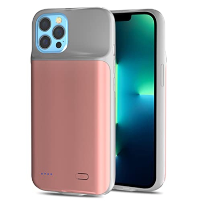 Funda de batería para iPhone 13 Pro Max, 8200 mAh Delgado de carga de batería extendida para iPhone 13 Pro Max Funda de cargador de batería portátil r