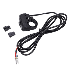 BuyWeek Interruptor de Faro de Bicicleta eléctrica, Interruptor de Control de señal de Giro de bocina de luz de Bicicleta eléctrica 3 en 1 para conver precio