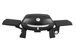 Tarrington House Barbacoa de gas portátil  HIGHBURY, 3.5 kW, con termómetro integrado y superficies de apoyo lateral, mango aislante características