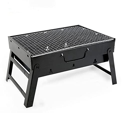Parrilla de Carbón , 35x27x22cm, Parrilla de Carbón Plegable Portátil para Picnic, viajes, patio o camping en el jardín
