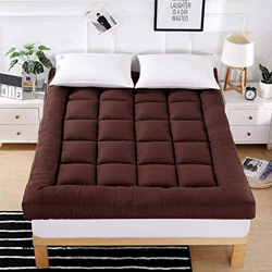 WOERD Colchón de Suelo Retro, Colchón de Futón Japonés Vintage, Colchón de Camping Portátil Grueso Enrollable para Dormitorio de Estudiantes(Size:1.2  características