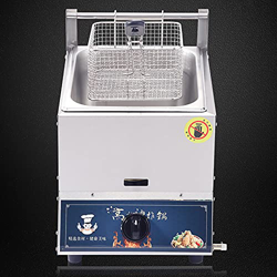 Freidora Comercial de 10L/20L, freidora de Patatas Fritas de Pollo de Acero Inoxidable con Cesta para encimeras de Restaurante Comercial, Cocina Famil precio