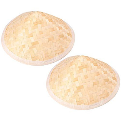 BESPORTBLE Sombreros de para el Sombreros de arroz de Pesca de Granjero de Estilo Oriental para niños niños decoración hogareña
