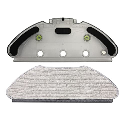 Onnekas Piezas de aspiradora Mopla de Tela Mop Placa Ropa de trapeación Compatible con 360 S10 x100 MAX Aspiradora robótica Piezas de Barrido de Barri