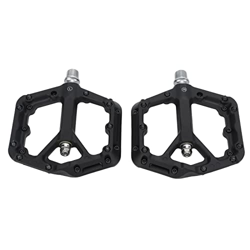 LBEC Pedales de Bicicleta, diseño de Bloque Pedales de Bicicleta de montaña Rodamientos sellados Negros para Bicicletas por kilómetro para vehículos r en oferta