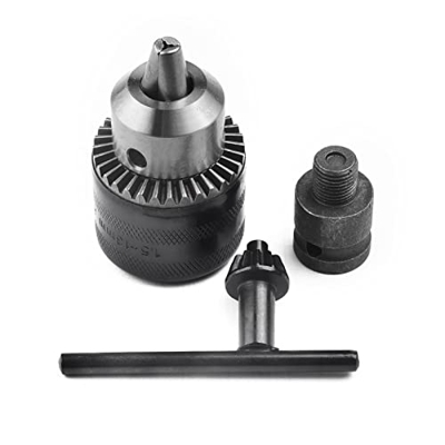 UVWP 1.5-13mm Keyless Drill Chuck Adaptador de Impacto Llave de Impacto Taladro eléctrico Chuck Collet 1/2"-2 0unf Convertidor de Adaptador de Cambio 