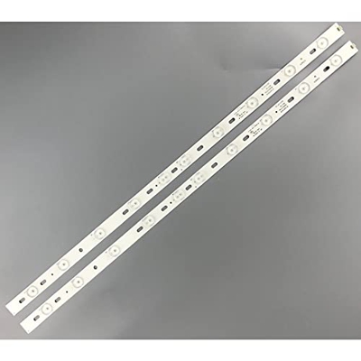 TXTC 100% New For for Supra STV-LC32T410WL for Konka KL32GT618 DNS K32D619 LED Backlight Strip 35017727 10leds 64.4cm 1set=2 Pieces (Color : 1 Lot, Si