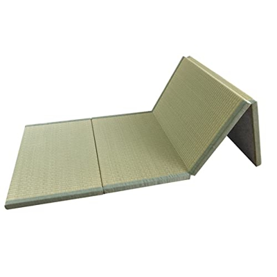 ZZAMG Colchón de Tatami Tradicional japonés de Cuatro Pliegues, colchón de futón de Hierba Natural Plegable, colchoneta para Dormir en el Piso de fáci