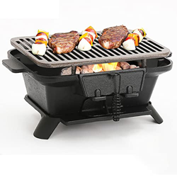 Carbono al aire libre portátil de la cocina de la barbacoa, parrilla del hierro fundido, placa comercial al aire libre de la parrilla del marisco de l características