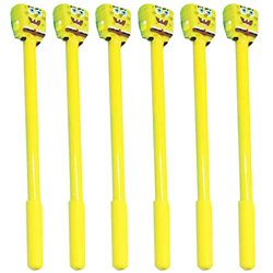 NC ZHUYAO-6 unidades de bolígrafos de gel, bolígrafos de gel con diseño de Bob Esponja para niños, estudiantes, escuela, oficina, niños, estudiantes y precio