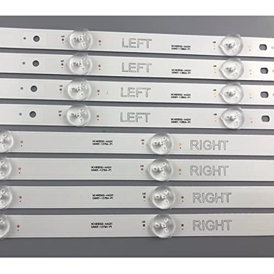 TXTC 8PCS LED Backlight for for LG 49LG61CH-CK 49UF640-ZA 49UH610A 49LF5500 49UF6400 49UF6407 LGE-WICOP-49inch-UHD-REV06-A/B-150710 (Color : Russian F