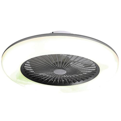 Ventilador de techo con luz AC Sevilla niquel en oferta