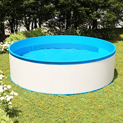 Piscina infantil con pared de acero, piscina familiar, piscina infantil, aspersor, piscina de jardín, piscina para perros y niños, piscina para niños  en oferta