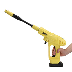 Lavadora a presión inalámbrica, 350W 90Bar 5600Mah Lavadora de Autos de Alta presión inalámbrica 24V Lavadora de Autos Pistola de Agua en Aerosol Lava en oferta