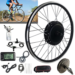 Niczu 20 24 26 27.5 28 29 Pulgadas 700C Kit de Conversión de Bicicleta Eléctrica, 36V 500W Motor de Cubo de Rueda Delantera sin Escobillas sin Dientes características