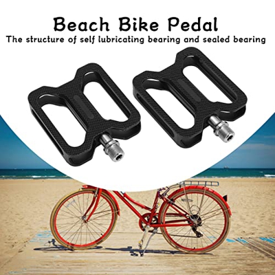 Tissting Pedal de Bicicleta de Playa Pedal de Bicicleta de Montaña Antideslizante Sellado con Rodamientos Impermeables de Aleación de Aluminio con Fre
