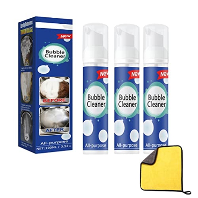 Malwe Bubble Cleaner, Bubble Bleaner Foam, All Purpose Bubble Cleaner for Grill, Oven, Stove, Pots (300ml)