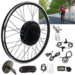 Niczu Kit de Conversión de Bicicleta Eléctrica, 20 24 26 27.5 28 29 Pulgadas 700C 36V 500W Motor de Cubo de Rueda Delantera sin Escobillas sin Dientes características