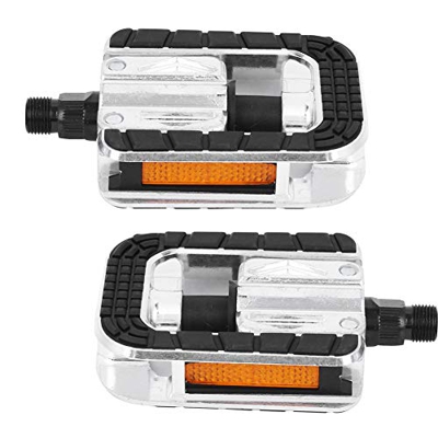 Tissting k1155 Pedal de Bicicleta 180 ° Plegable Antideslizante Pedal de Bicicleta de Montaña Pedal Plano de Bicicleta de Acero de Aleación Ligero Ade
