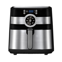 VGAGV Airfryer Multifuncional De Gran Capacidad, Control De Temperatura Ajustable, Cesta Antiadherente para Freír con Acabado De Acero Inoxidable, Apa características