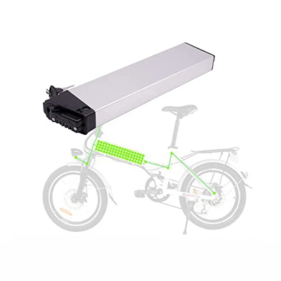 TGHY 52V Ebike Batería Bicicleta eléctrica Plegable Incorporada Batería Litio Batería Bicicleta Plegable Paquete batería de Iones de Litio para Motor 