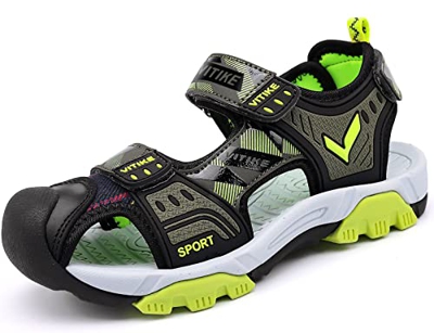 Zapatillas de Deporte al Aire Libre Sandalias del niño de Verano Playa Piscina Las Zapatillas de Deporte,3 Verde,38 EU