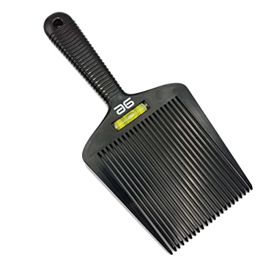 ASUER Peine Guía Cortapelo Flat Top con Nivel Para Cortes con Máquina, Rápidos y Precisos, Degradados, Apurados.