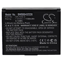 vhbw Batería Compatible con Zjiang ZJ-5802, ZJ-8001 Impresora, copiadora, escáner, Impresora Etiquetas (1100 mAh, 7,4 V, Li-Ion) características