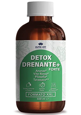 XXL 500ml Detox Poderoso - Eliminación de líquidos Drenante - Diurético Poderoso - Anticelulítico y drenantes para liquidos - Detox de higado