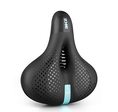 Hm Vicyy sillin Bici,Sillín de Bici Impermeable,Asiento de Bicicleta Cómodo,sillin Bicicleta estatica,para MTB Road Bike Spinning Bicicleta de Ejercic