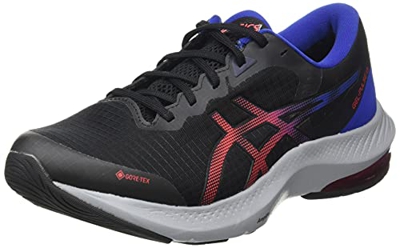 Asics Gel-Pulse 13 G-TX, Zapatillas para Correr Hombre, Black/Electric Red, 43.5 EU
