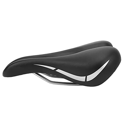 MXGZ Sillín de Bicicleta, Asiento de Bicicleta de Montaña Ligero Resistente Al Desgaste Hueco de Alta Resistencia para Andar en Bicicletas Plegables