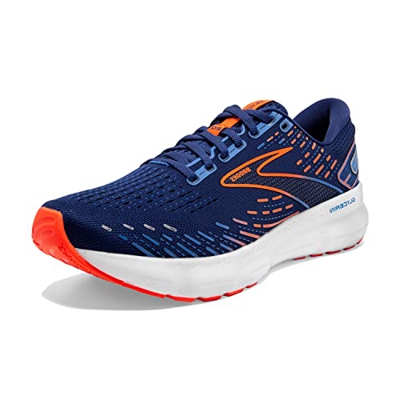 Brooks Glycerin 20, Zapatillas para Correr Hombre, Blue Depths/Palace Blue/Orange, 44 EU